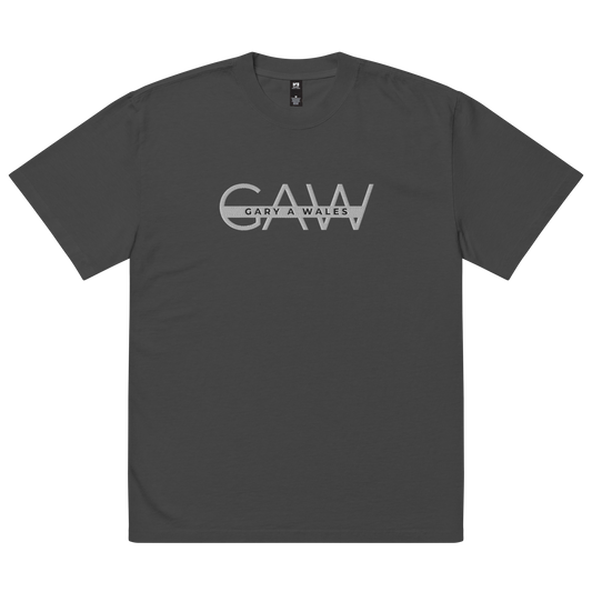 GAW Oversized faded t-shirt (Embroidered)